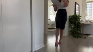 Nicolette Bloom - Voyeur Blackmails Rude Businesswoman