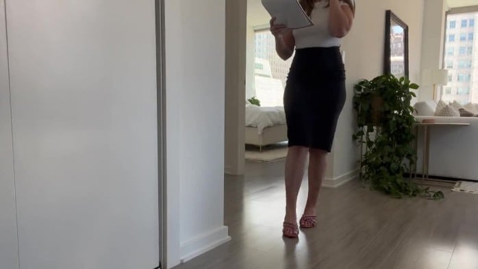 Nicolette Bloom - Voyeur Blackmails Rude Businesswoman